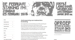 Desktop Screenshot of februaristaking.nl